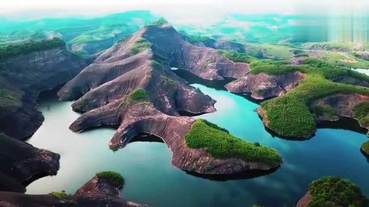 美爆炸啦喀斯特地貌巨蜥湖蜥蜴郴州巨蜥湖