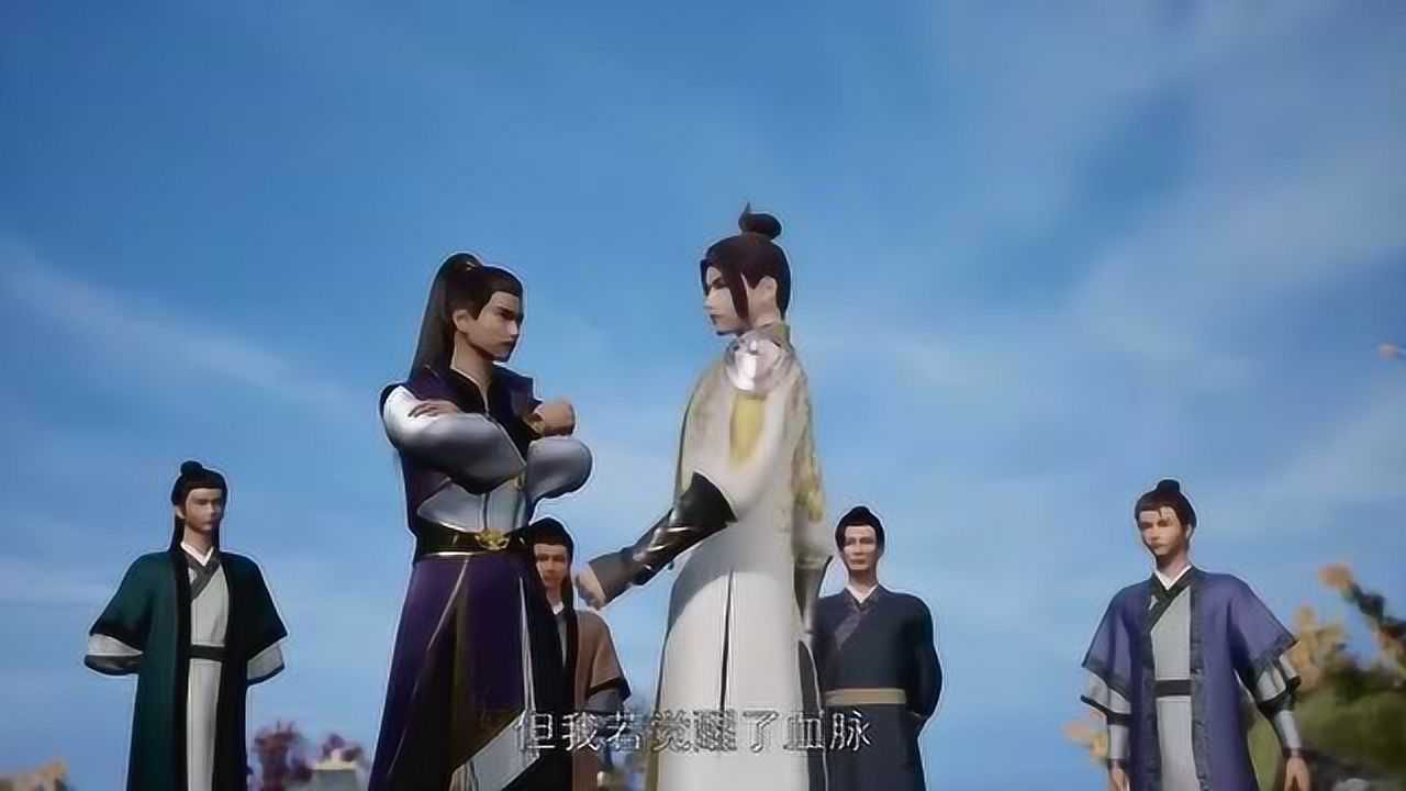 动漫武神主宰第31集上秦尘加入血脉觉醒仪式中