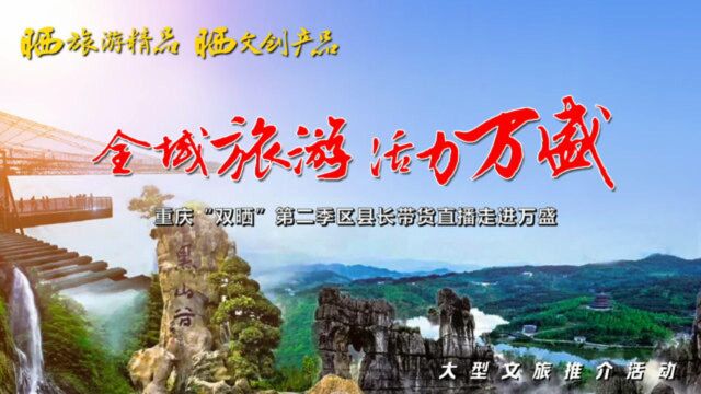 重庆“双晒”第二季区县长带货直播走进万盛