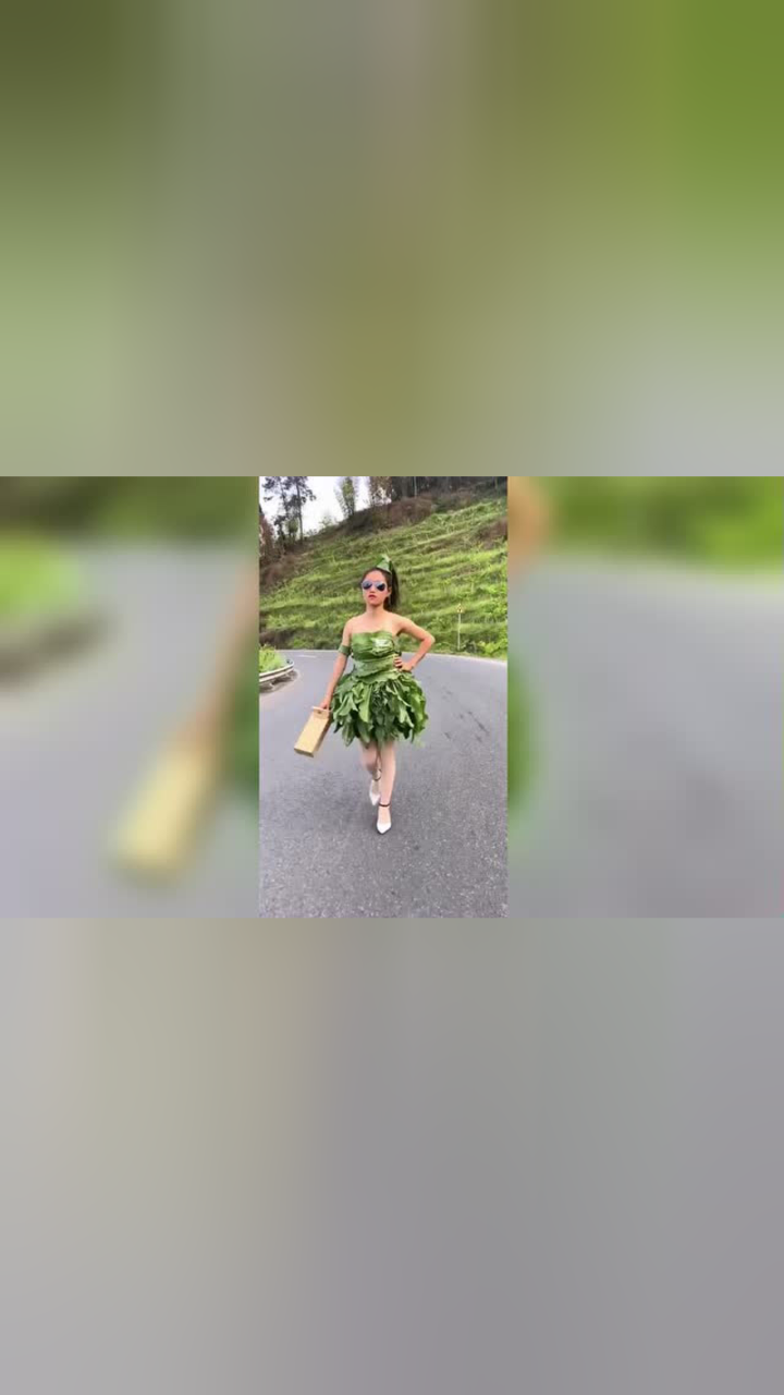 菜叶子也能做最美的公主裙