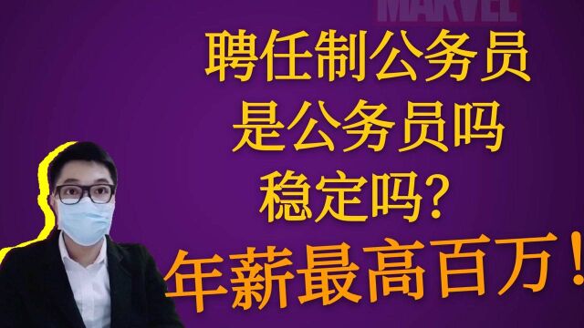 这类公务员年薪接近百万!聘任制公务员是合同工还是公务员?