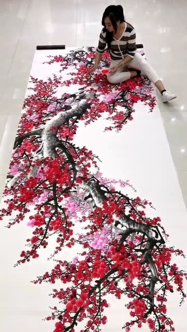 红梅傲雪画价格图片