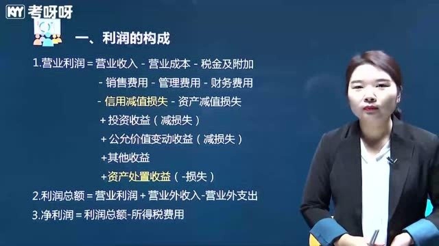 2020考呀呀苹果老师初级会计实务课程第五章第三节利润(一)