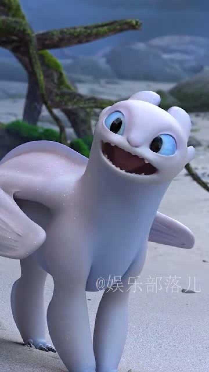 驯龙高手无牙仔追媳妇的时候活泼的像只假龙像极了二哈中的铁憨憨