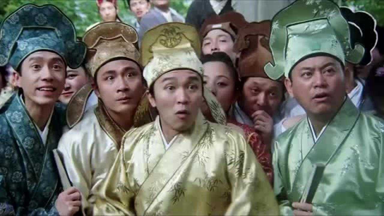 电影:秋香一回头,星爷很普通秋香二回头,星爷哇,美若天仙