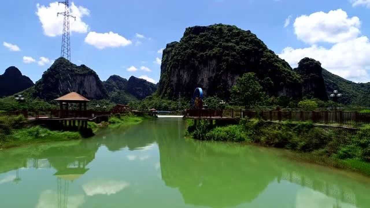 真的很漂亮无人机航拍南宁市美丽的马山县风景如画美不胜收建议收藏