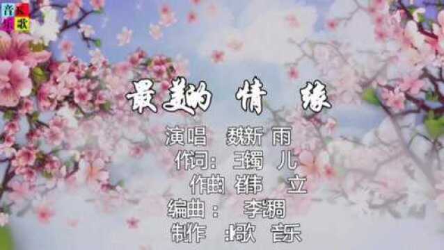 送给头条号朋友们一首非常好听的歌曲「最美的情缘」