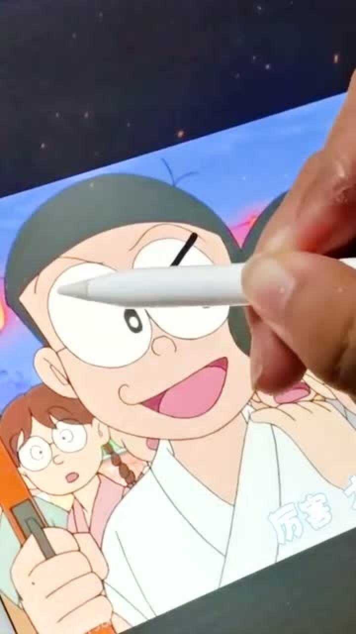 这是大雄长大后的样子静香看到大雄这样帅气是否后悔当年p腿