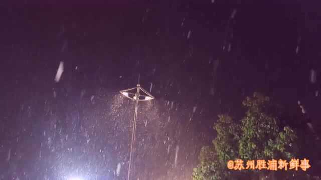 苏州2020年的第一场雪!