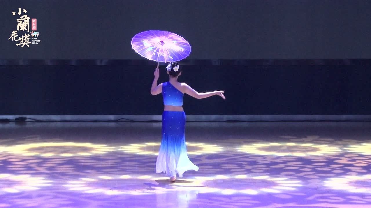 第五届小兰花奖全国独舞刘和田傣家的女儿傣家的雨