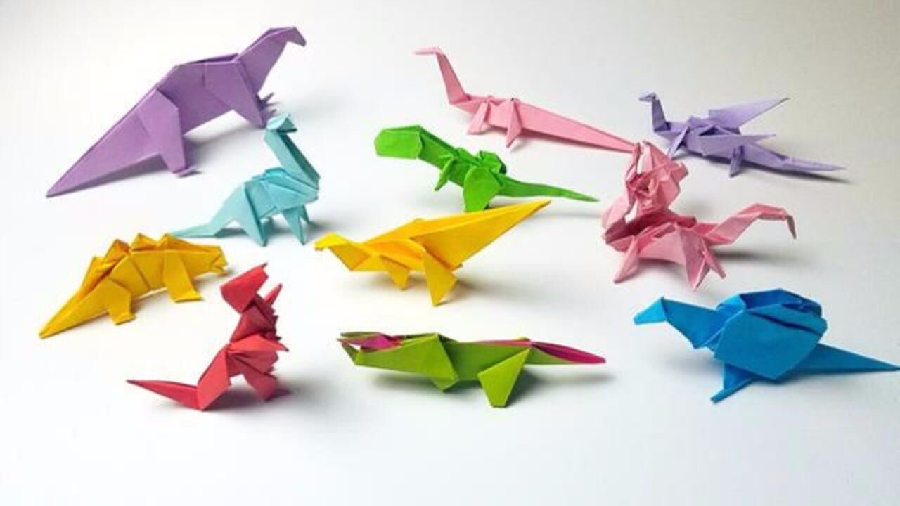 折纸王子折纸慈母龙,儿童手工,动手动脑简单易学