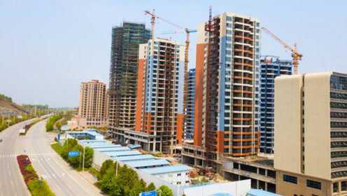 航拍宝庆新城最大的停工项目:兴昂国际城!