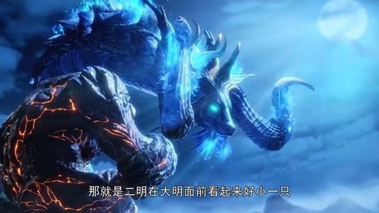 泰坦巨猿和天青牛蟒,体型差距超乎认知,二明是如何扛着大明跑的