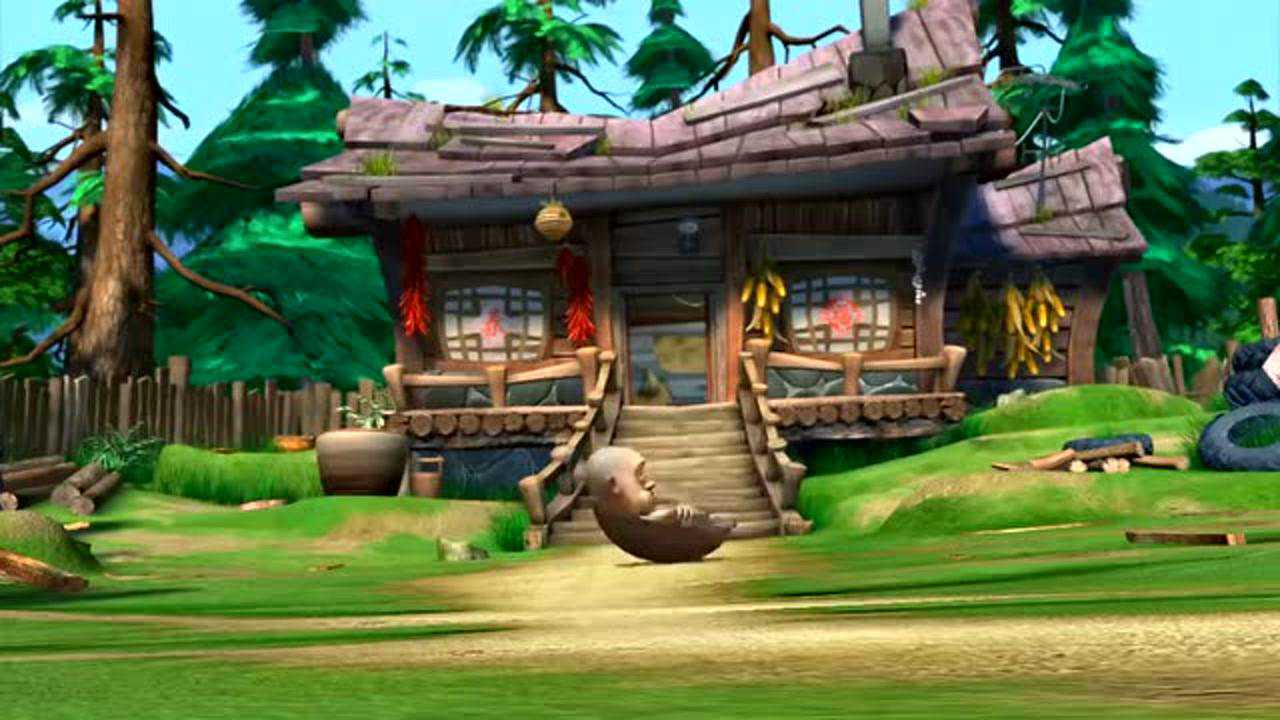 熊出没光头强为了报复李老板给他寄了一个蜂窝有蜜蜂的那种