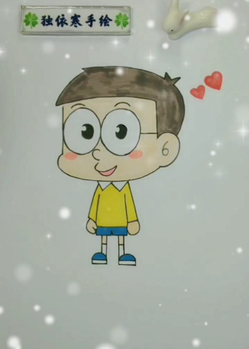 一笔一画教你画大雄!