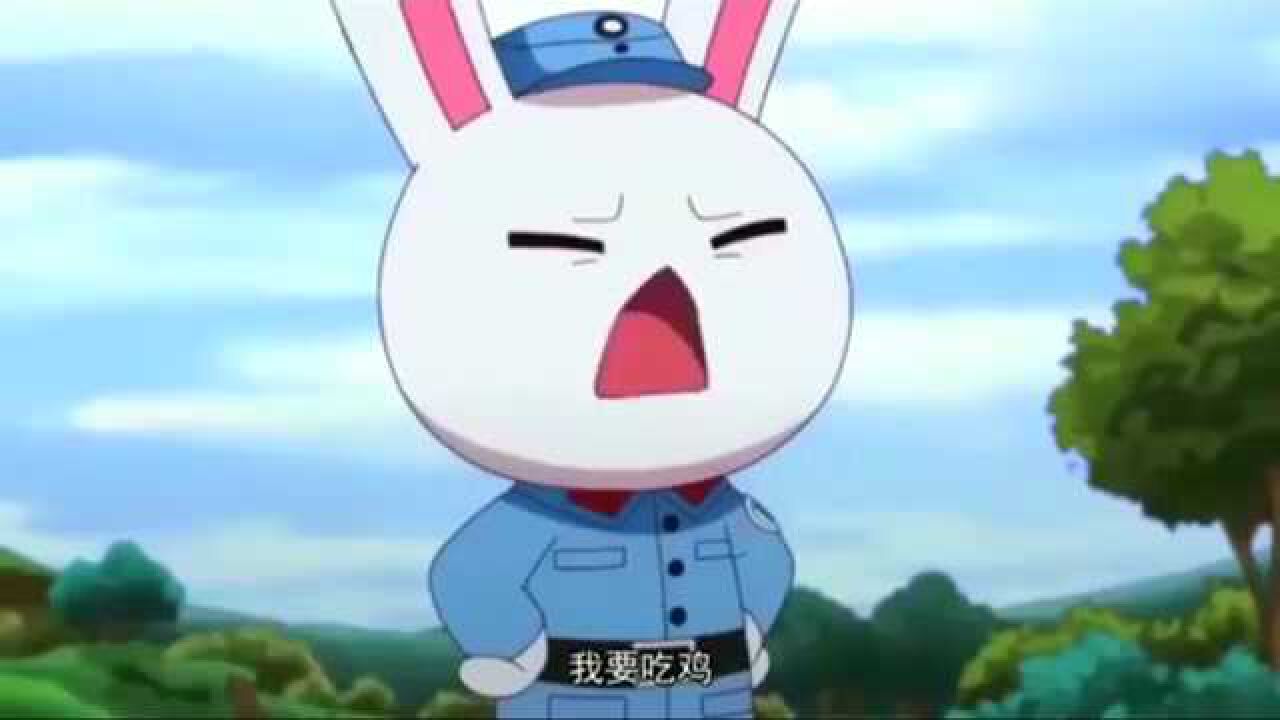 那年那兔那些事儿脚盆鸡问兔子吃什么兔子说要吃鸡脚盆鸡懵了