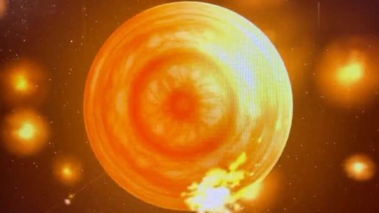 高清模拟木星撞击太阳全过程!在那一刻瞬间吞噬,太爽了!