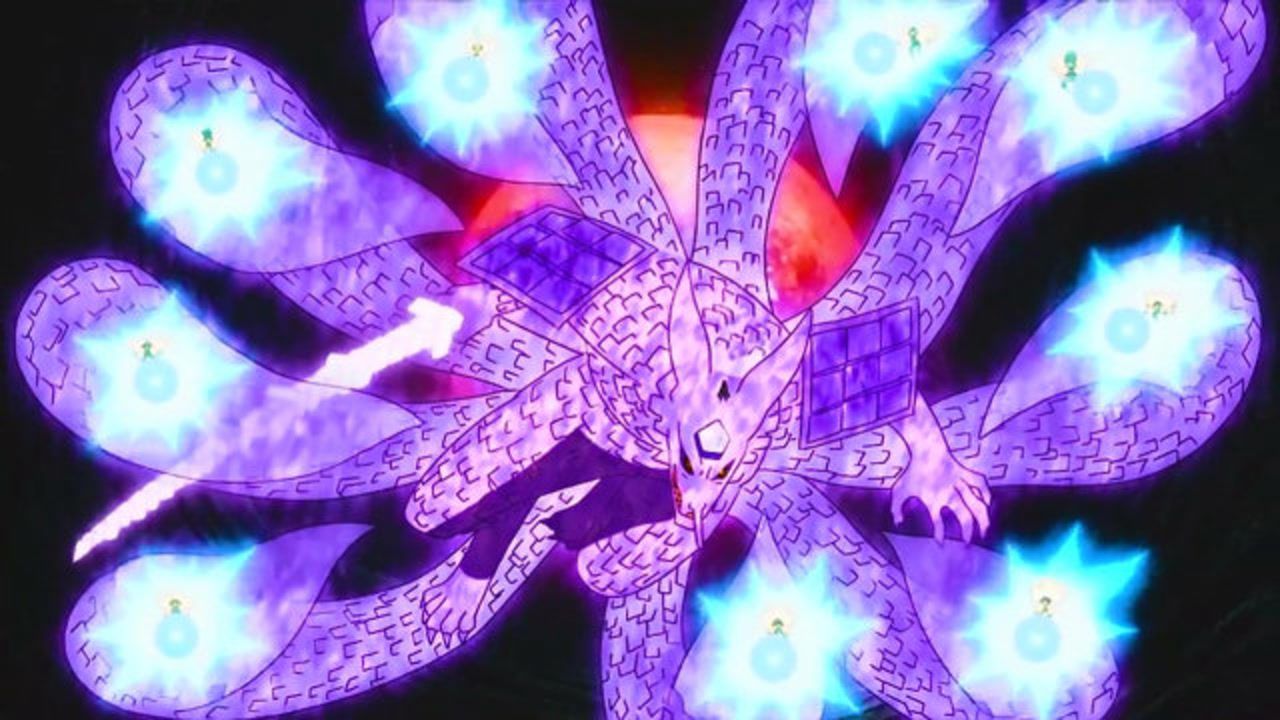 火影忍者:威装须佐九尾加九颗螺旋丸到底有多强?