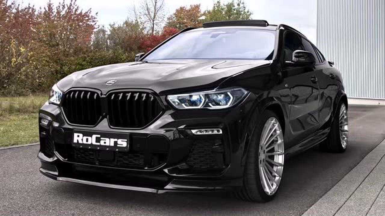 全新一代宝马x6黑武士外观战斗气息十足