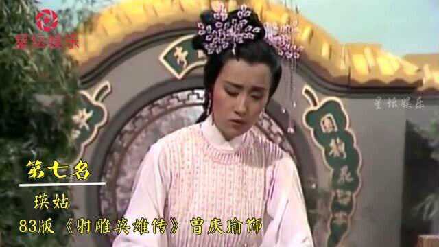 83版射雕英雄传女星,瑛姑貌美也只能垫底,翁美玲无人超越