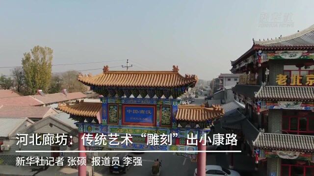 河北廊坊:传统艺术“雕刻”出小康路