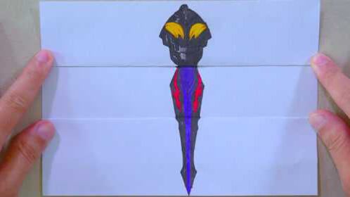 奥特曼:脑洞漫画贝利亚黄昏的2种变身,手工diy展示,太搞笑好玩