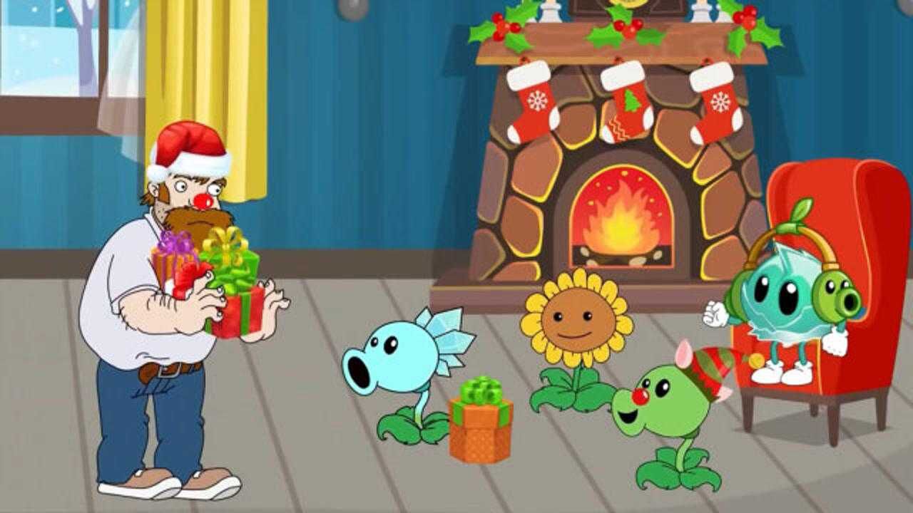 植物大战僵尸:戴夫头戴圣诞帽