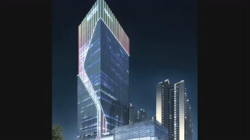 海迪中心泛光照明动画