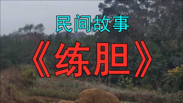 民间故事:《练胆》从那时起,她胆子就变小了