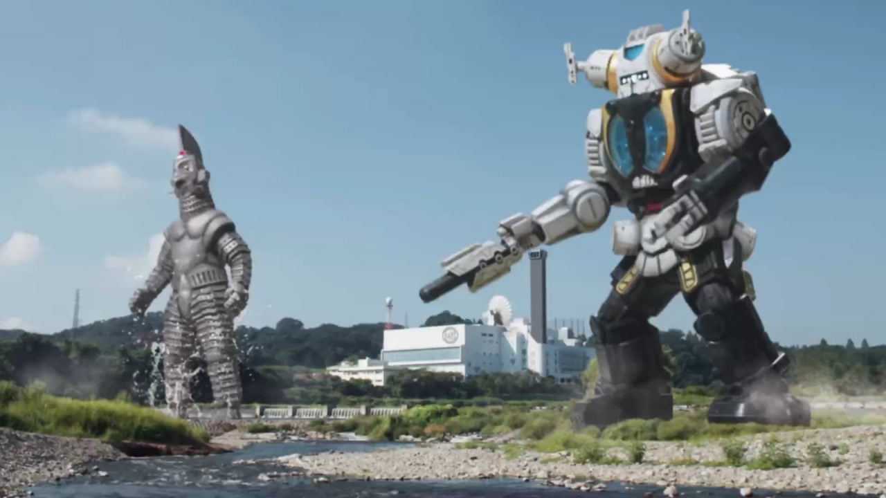 乌英达姆与金古桥联手打怪兽赛文我很骄傲