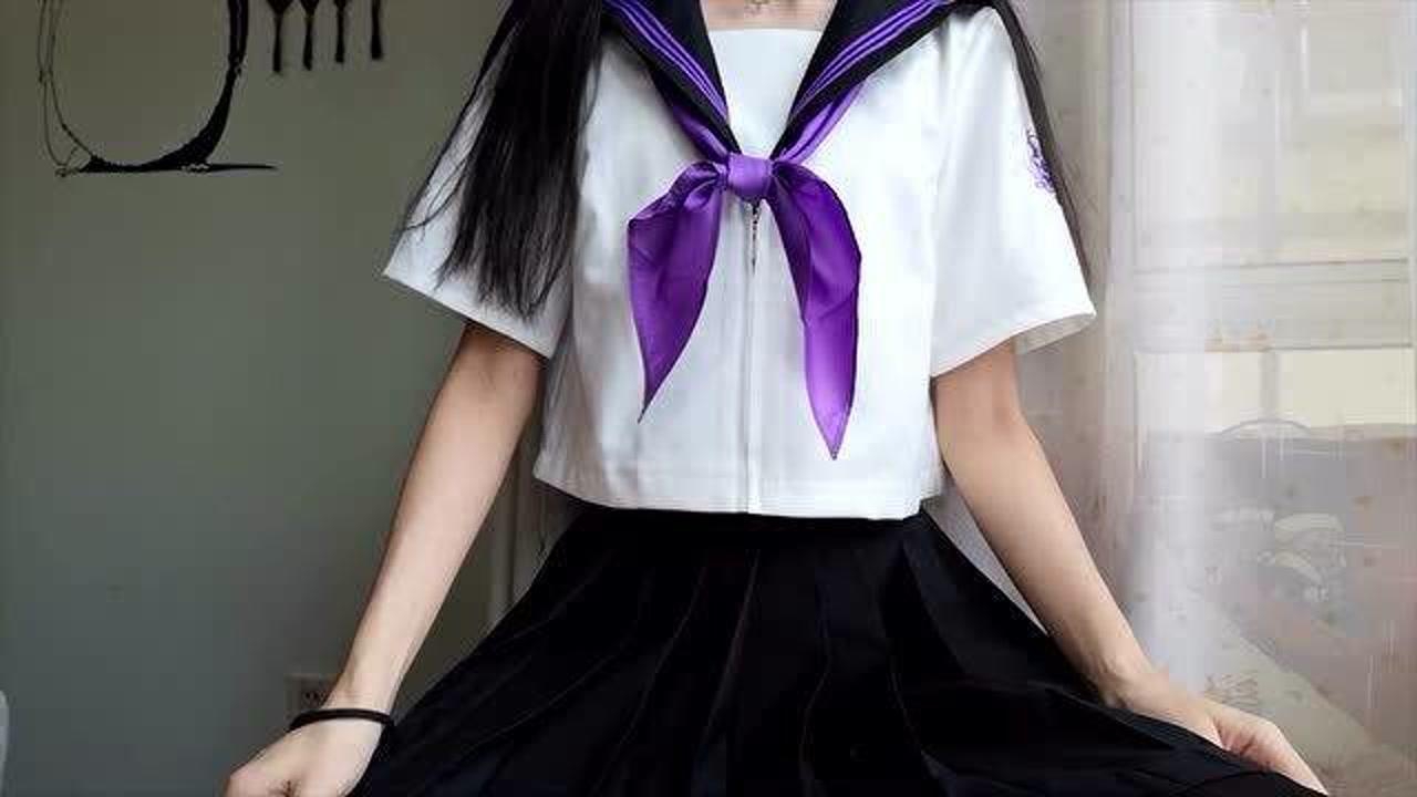 jk制服:般若夏服电竞少女浪漫不死上身搭配室内外效果