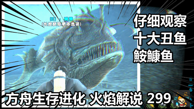 方舟生存进化火焰解说299仔细观察十大丑鱼鮟鱇鱼
