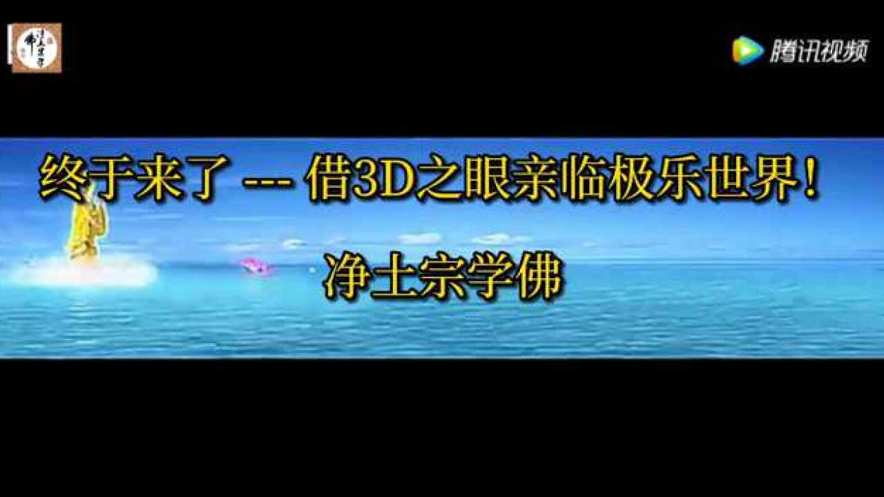 殊胜庄严 | 借3d之眼亲临极乐世界!_腾讯视频