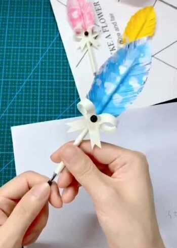 手工制作 自制羽毛笔 让你成为独一无二