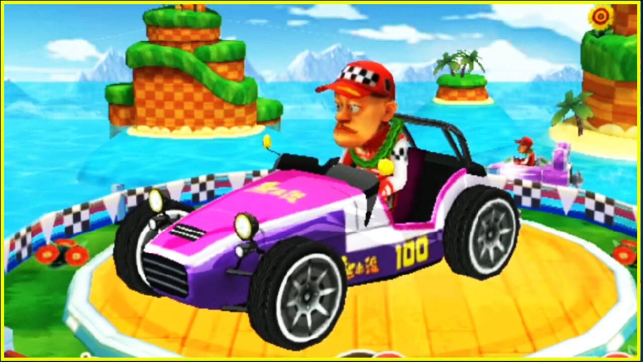 波特熊出没之丛林飞车光头强是一名真正的赛车手