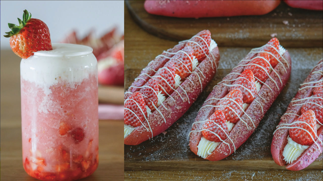 不用点奶茶啦复刻喜茶芝芝莓莓乐乐茶草莓乳酪软包