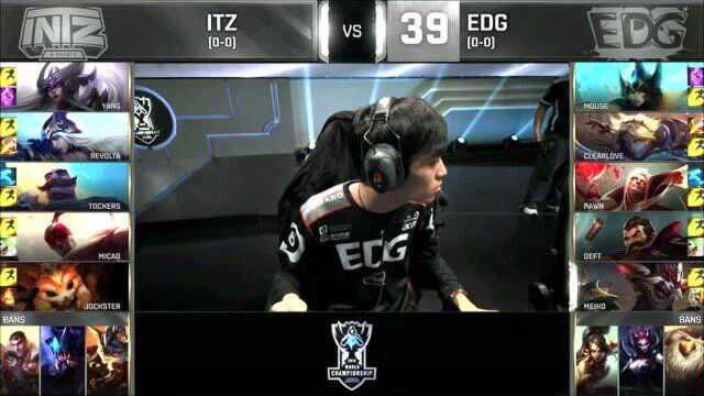 C组EDG VS INTZ第1场精彩集锦S6英雄联盟世界赛