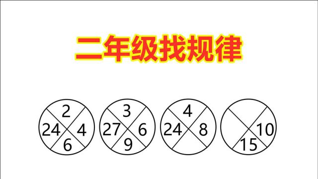 小学二年级数学题,找规律填数,孩子越练越聪明