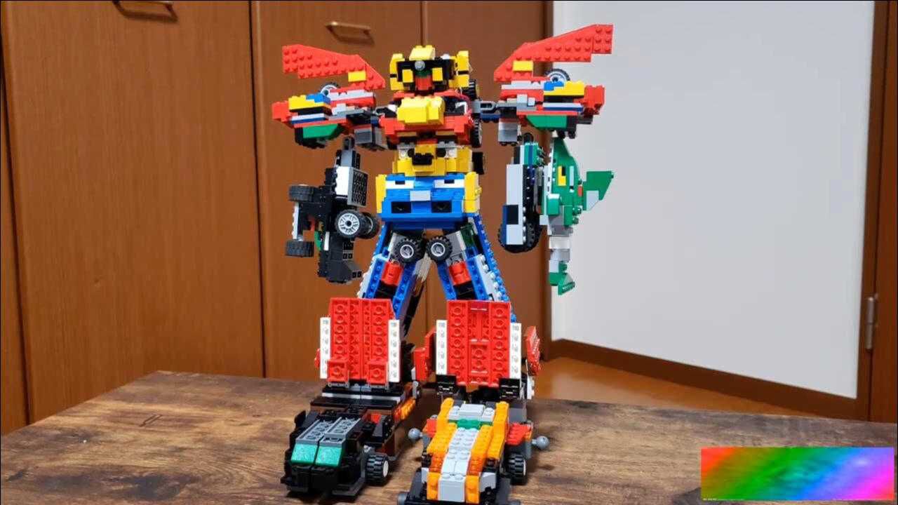 炎神战队乐高moc炎神g6合体