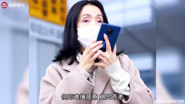 陶虹与12岁女儿罕见同框,一脸倦容略显沧桑,女儿身高赶超妈妈