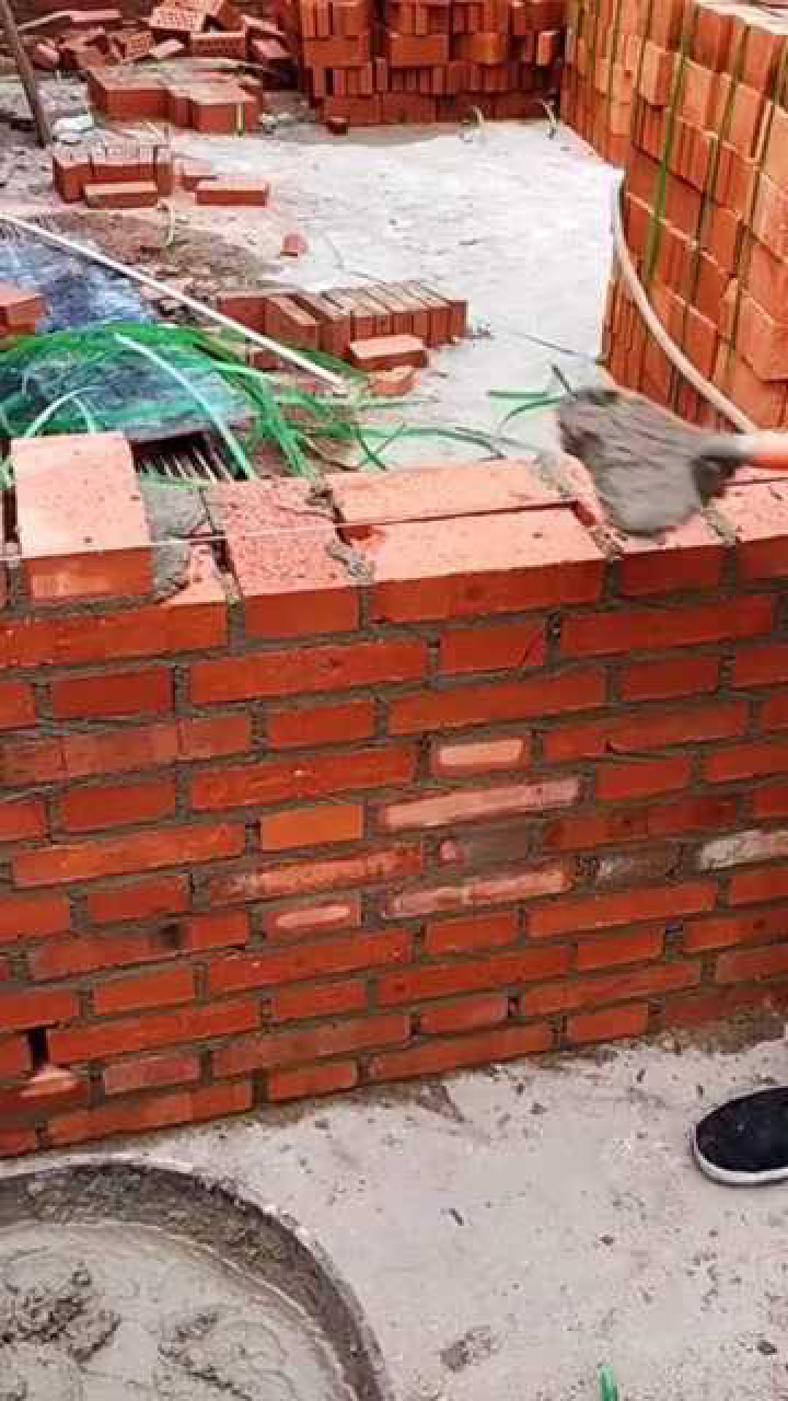 三角铲三一砌砖法,一看就是老师傅了