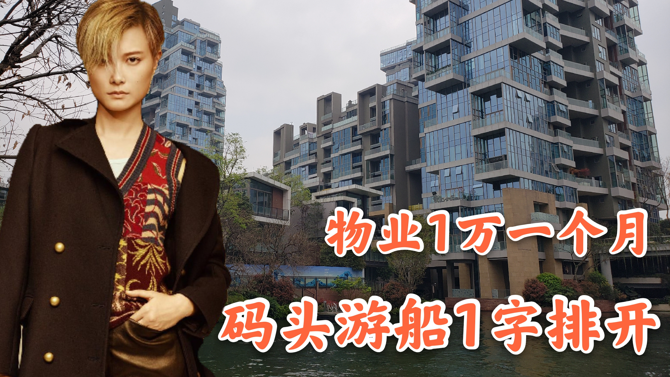 歌手李宇春在成都的顶级别墅贵的达3亿一栋户户有游轮码头