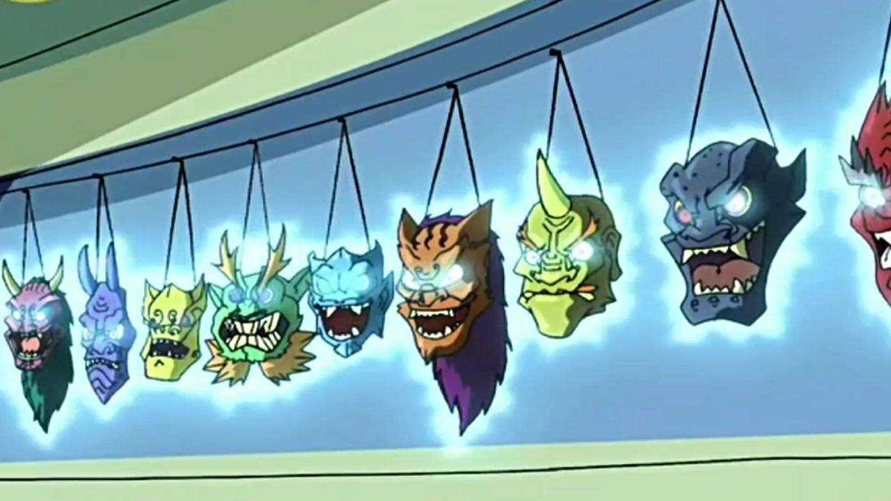 成龙历险记:黑影兵团,九副面具!