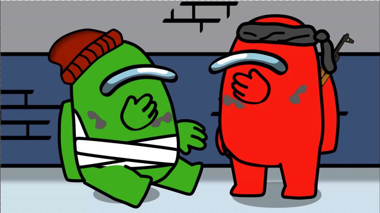 太空狼人杀小红和小绿结盟干掉58个敌人终于吃鸡