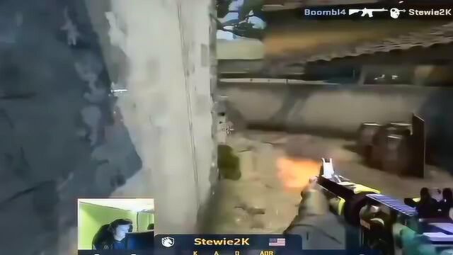 CSGO:top2成背景板,好胖球沙袋四杀,胖球秀起来了!