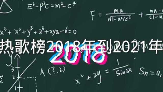 QQ音乐2018年到2021年热歌榜五月榜首