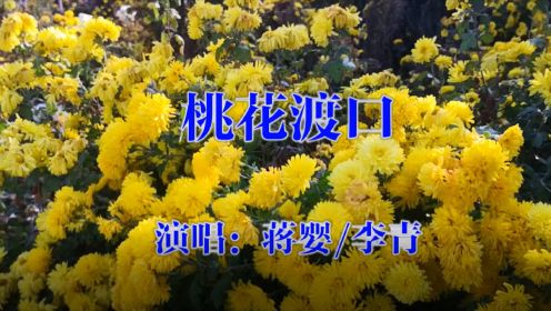 蒋婴/李青一首《桃花渡口》唱得太美太好听了，令人沉醉不已！