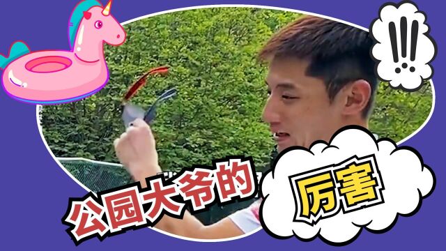 张继科退役后干什么?跑公园里跟大爷打球,你大爷终究是你大爷!