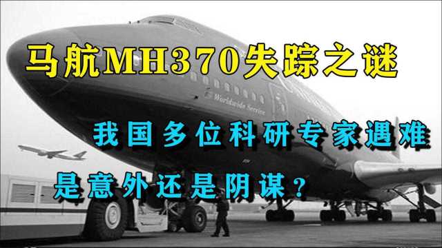 马航370失踪之谜,我国29位科研专家遇难,是M国阴谋还是意外?