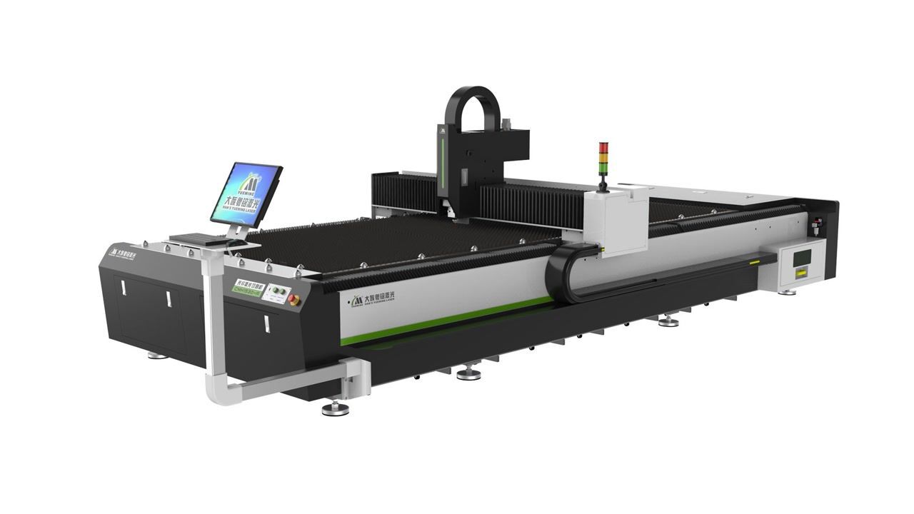 大族粤铭cmh1530a光纤激光切割机英文版